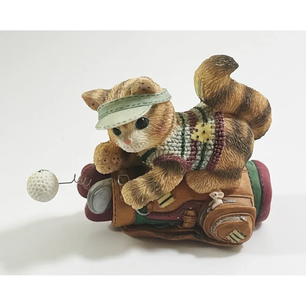 CALICO KITTENS BY PRISCILLA HILLMAN - LAUGHTER DRIVES A WINNING FRIENDSHIP (GOLF